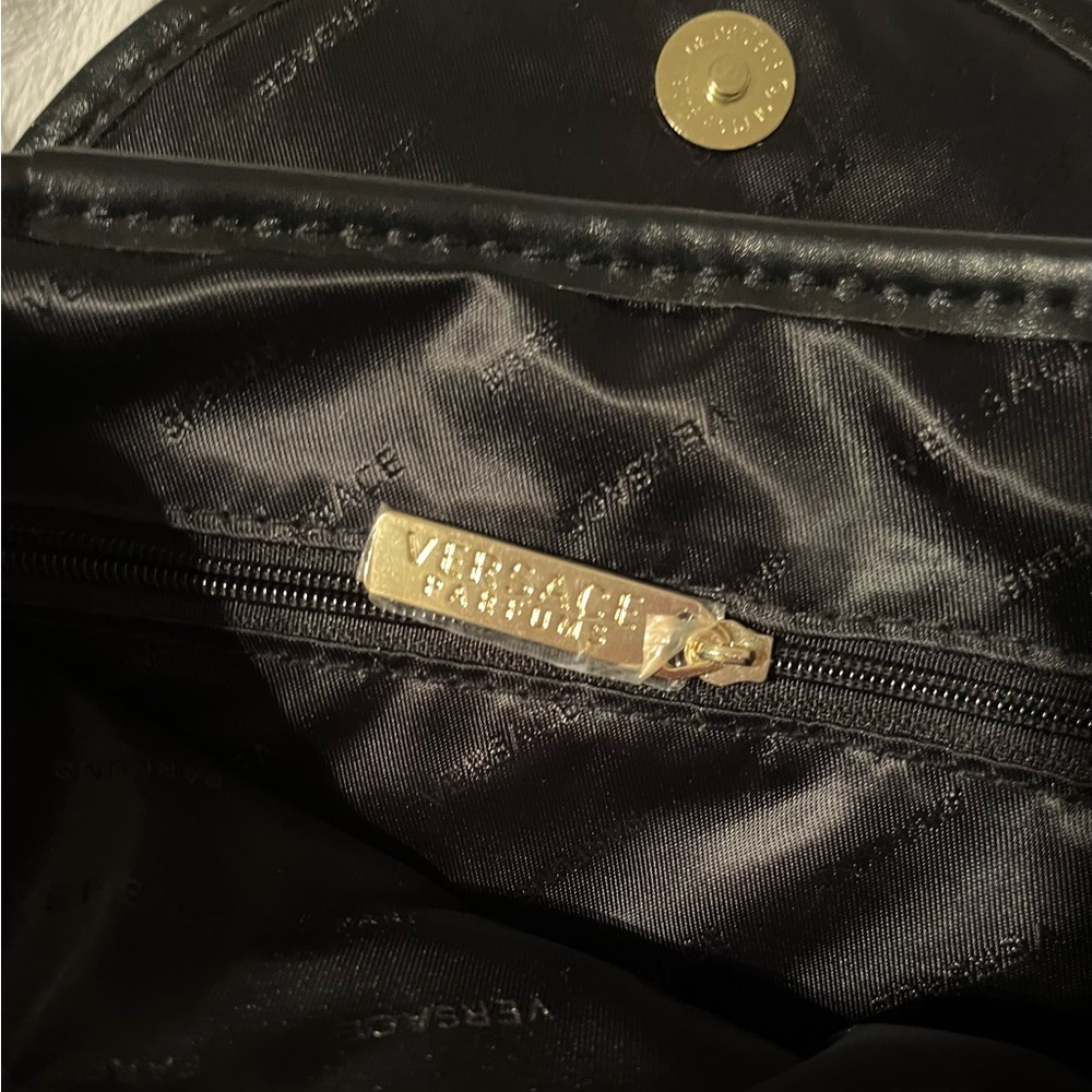VERSACE Quilted Clutch Wristlet Bag NWOT! - Picture 6 of 9